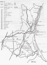 Map of Ibaraki Prefecture. Click for larger image.