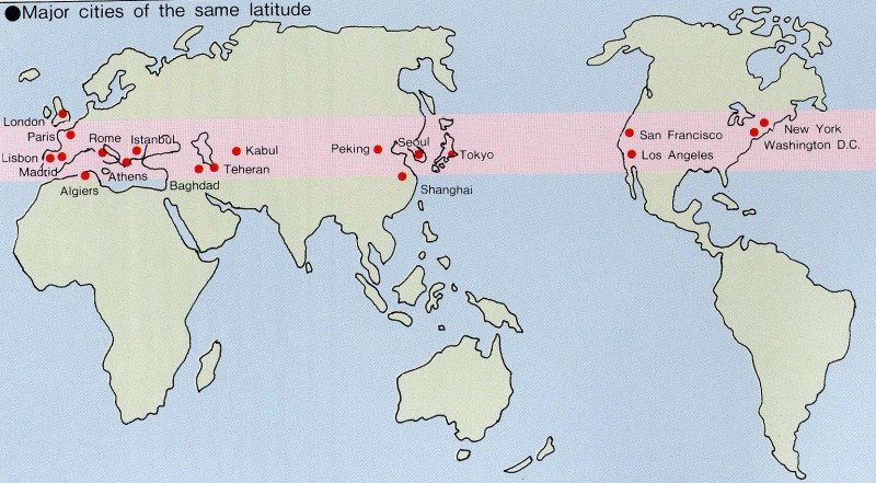 Map of Japan.
