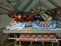 Readying a Nebuta Float for Matsuri Tsukuba