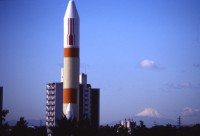 February 2003. Mount Fuji and the Rocket.