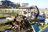 Watermill in the park.